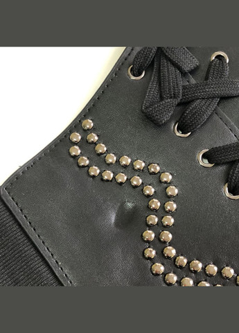 Широкий пояс-корсет ремень ремешок поясок на шнуровке One Size черный (16-9) No Brand (308999935)