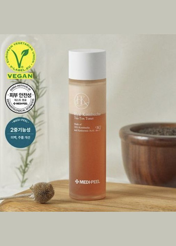 Тонер зволожувальний із комбучів і гіалуроновою кислотою Medi Peel Kombucha Tea-Tox Toner No Brand (341330647)