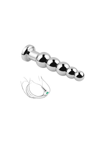 Анальная пробка, анальный бусы с кристаллом бирюзового цвета Soft Touch (301425180)