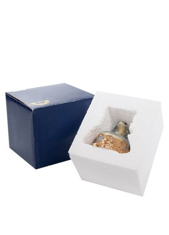 Фігурка порцелянова Кобра на монетах 8х8х8 см 1104693 сіра змія Pavone (346152797)