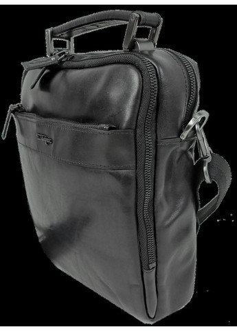 Чоловіча шкіряна сумка, борсетка чорна Mykhail Ikhtyar (365598745)