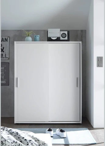 Комод Кейс 2 дв 102х60х127 см Білий MiroMark (301838287)