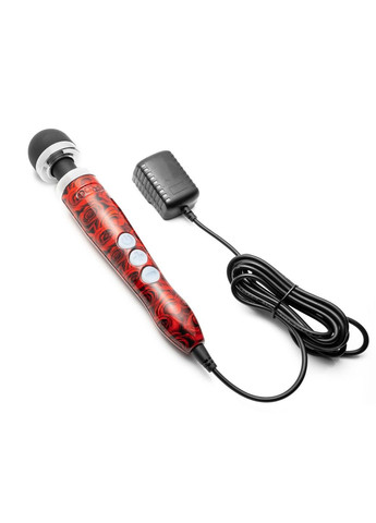 Вібромасажер Die Cast 3 ROSE PATTERN, дуже потужний, живлення 220В, металевий корпус Doxy (339865962)