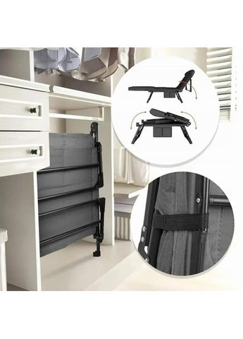 Складаний туристичний шезлонг розкладне ліжко з металевим каркасом портативна розкладачка з навантаженням до 120 кг (RK145) No Brand (361029092)