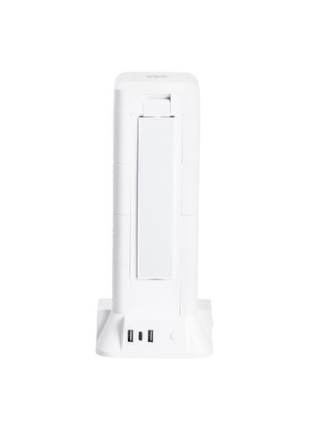 Сетевой фильтр удлинитель 2.8 м с лампой на 12 универсальных розеток с 2 USB, 1 Type-C, беспроводная зарядка HP-5-9MF Yiwu (370802365)