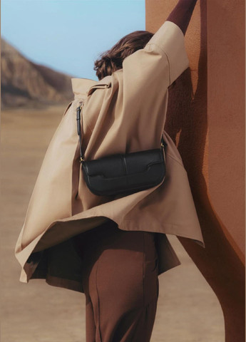 Сумка женская Polene Osmo Edition Smooth Черный No Brand (330988246)