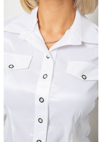 Сорочка класична в смужку, колір білий, 230R643-3 Ager (373031810)