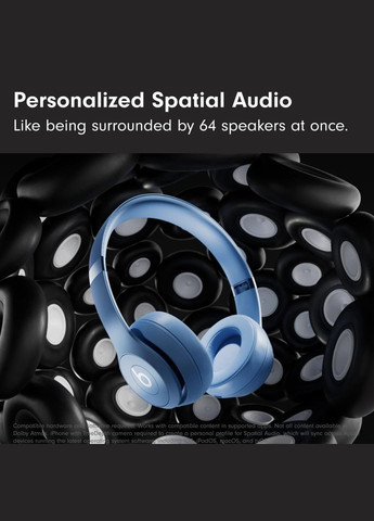 Наушники с микрофоном by Dr. Dre Solo 4 Slate Blue (MUW43) BEATS (299469554)