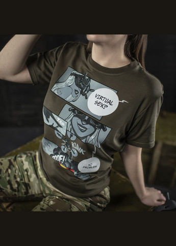 Футболка Comics Drone Girl Dark Olive (2XL) M-TAC (303413401)