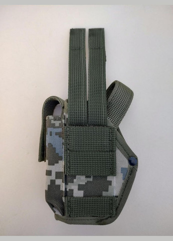 Кобура ПМ на Моллі поясна з чохлом під магазин з фіксацією на системі Molle колір піксель SV No Brand (342375069)