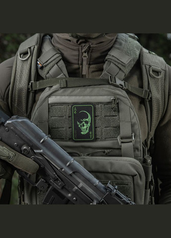 Нашивка Face of war (вышивка) Black/Olive M-TAC (315047590)