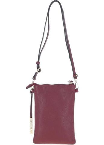 Сумка клатч жіноча шкіряна через плече для смартфона маленька Бордовий 40674 Ashwood (361970351)