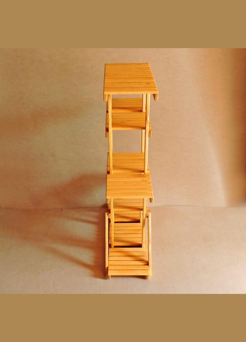 Підставка для квітів з дерева Шаранта каррі (ЦВТ-0302) No Brand (328224935)