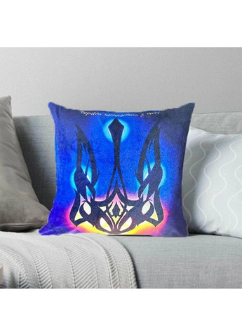 Подушка патріотична 3D Україна починається з тебе 2694_E 12682 50х50 см Fashion (297158690)