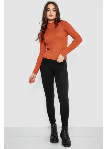 Теракотовий водолазка жіноча в рубчик,, 214r91306 Ager