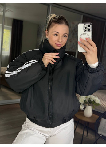 Черная зимняя ✨ женская водоотталкивающая куртка — замеры в описании ❄️ куртка-пальто GD/GL Модний простір