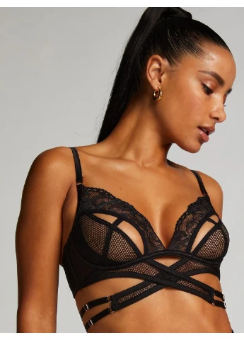 Чорний демісезонний комплект еротичної білизни мікс Hunkemoller