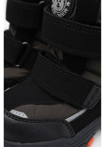 Зимние термосапоги для мальчика цвет хаки cb-00285215 Kimboo