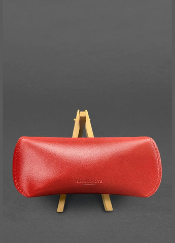 Кожаный чехол для очков с клапаном на магните Красный Краст (A-027729) BlankNote (330144407)