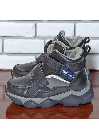 Утеплені демісезонні черевики хайтопи на флісі липучках для хлопчика Tom.M (360713842)