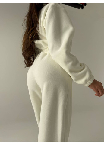 Комбинезон N.Family однотонний молочний кежуал