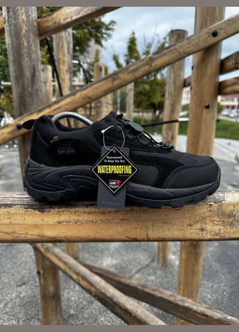 Черные демисезонные мужские кроссовки No Brand