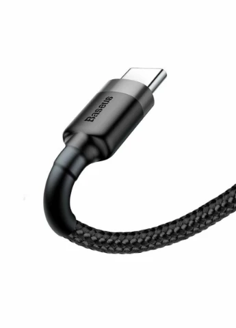 Кабель Cafule Cable USB For TypeC 3A 0.5m Gray+Black (CATKLF-AG1) Baseus (297987969)