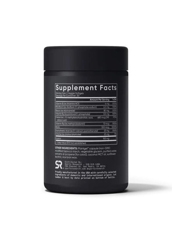 Витамины группы B Vitamin B-Complex, 60 капсул Sports Research (365754686)