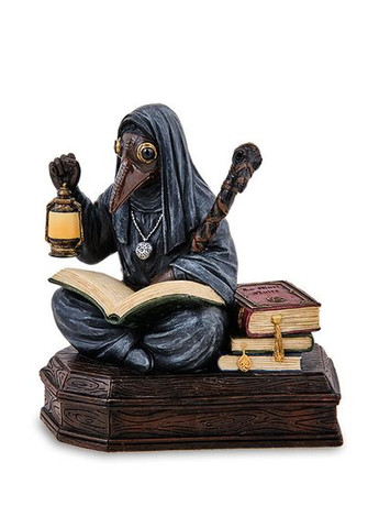 Статуэтка в стиле Фэнтези Чумной доктор - гробовщик 13 см 1907212 полистоун Veronese (302239394)