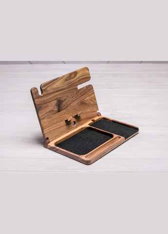 Беспроводная зарядка для телефона «Dock station» Подставка с беспроводной зарядкой для телефона с персонализацией EcoWalnut (293943080)