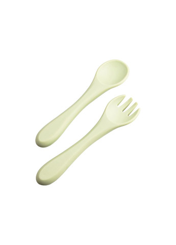 Набір силіконового посуду для дітей Ведмедик 7 предметів, зелений TS Kitchen HP34546G No Brand (360977594)