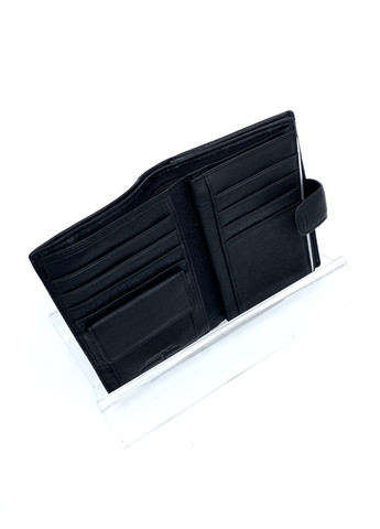 Чоловіче портмоне з натуральної шкіри BK-029-22 чорне 13,5 х 10 х 2,5 Beidierke (367263587)