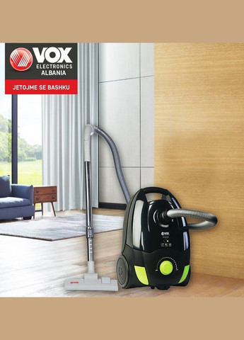 Пылесос VOX SL-124B сухая уборка 3,5 л 12 м 2000 Вт Черный No Brand (317185946)