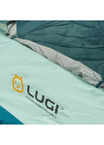 Намет кемпінговий 3-місний з тентом 235*235*155 см синій LU005BL LUGI (378585324)