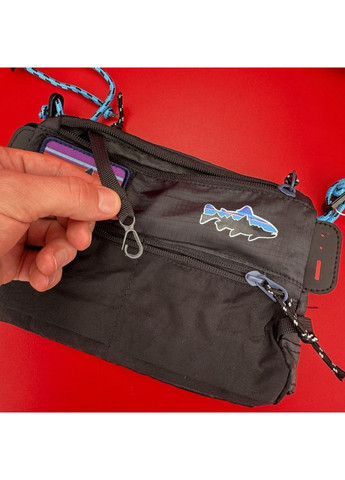 Сумка Молодіжна барсетка із шевроном Патагонія Месенжер через плече з патчем No Brand (361668708)