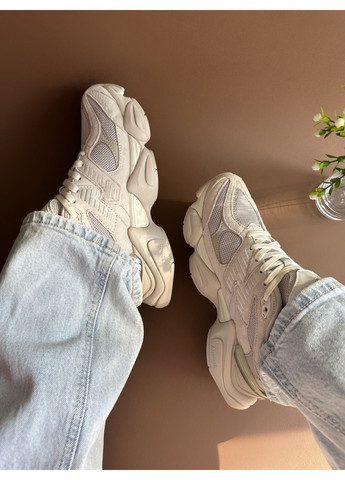 КРОСІВКИ ЖІНОЧІ NEW BALANCE 9060 BEIGE НЬЮ БЕЛАНС 9060 No Brand бежеві демісезони (368883773)