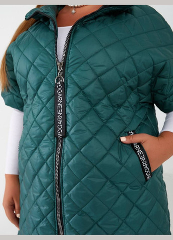 Женский стеганый жилет на синтепоне молочного цвета New Trend (304647335)