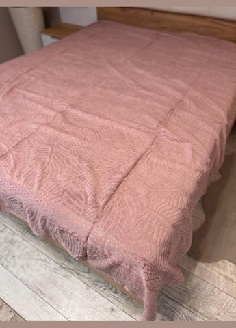 Зимняя простыня Махрова Полуторная 150х200 Розовая (П4К-al-mahra-2025-001-02) No Brand (323161173)