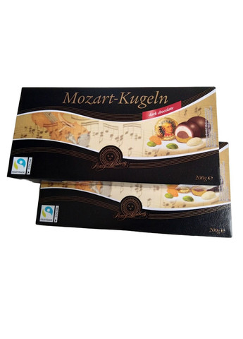 Набор подарочный Конфеты в черном шоколаде Mozart Kugeln от Henry Lambertz 400 гр марципан Shokopack (305465678)