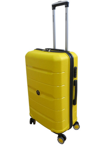 Середня валіза з поліпропілену на колесах 60L 67х40х25 см MY Polo (289460386)
