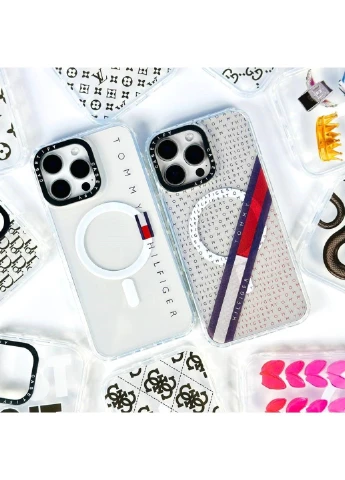 Чохол Transparent CaseTify Magnetic для iPhone 14 Pro Max Gucci No Brand (382780405)