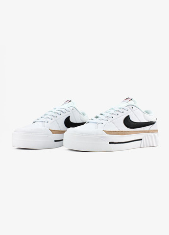 Кросівки жіночі Nike Court legacy lift white | Найк Коурт легасі білі No Brand білі всесезони (313653570)