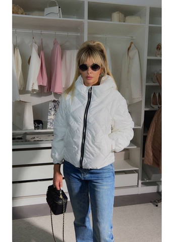 Біла демісезонна куртка, колір білий Fashion