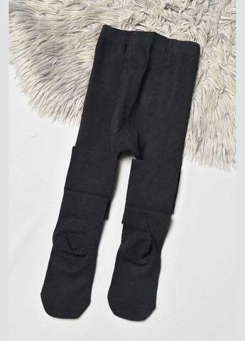 Колготы детские с рисунком для девочки черного цвета Let's Shop (304024382)