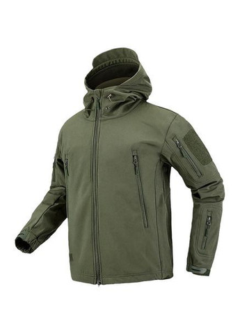 Мужская Демисезонная Куртка Soft Shell до - 5 °C масло С Многими Карманами На Молнии XL No Brand (364273182)