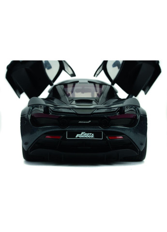 Машина металева Форсаж. Хоббс та Шоу Макларен 720S, масштаб 1:24, графітовий () Jada 253203036 (362184554)