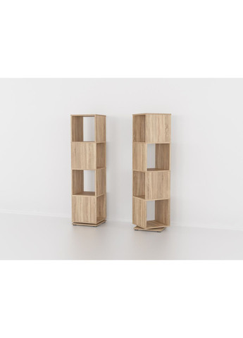 Полиця з обертовим механізмом, стелаж для дому, полиця для книг, стелаж на 4 осередки I-033 No Brand (371910313)