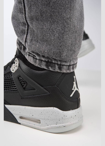 Чорні Зимовий кросівки зимові чоловічі і жіночі nike air jordan 4 winter black white fur | найк аір джордан 4 чорні білі з хутром No Brand