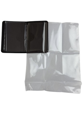 Обложка для документов ID Document из натуральной кожи, черная No Brand (371276217)