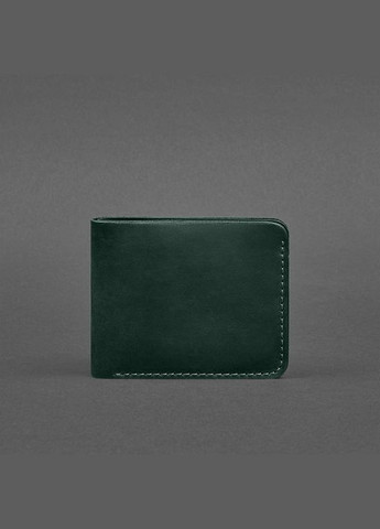 Шкіряний портмоне 4.4 (з затискачем) зелений Crazy Horse (A-028062) BlankNote (328444625)